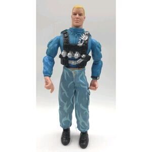 Lanard Toys Ultra Corps 12" Doll Action Figure Blue Shirt